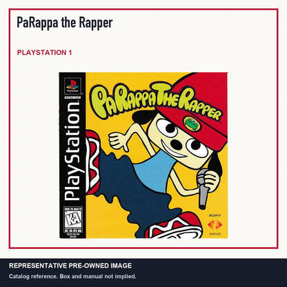 Representative pre-owned PaRappa the Rapper (PlayStation 1), minimal product layout.