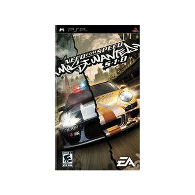 Representative pre-owned Need for Speed Most Wanted 5-1-0 (PSP), white product reference.
