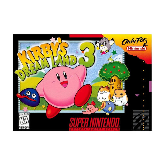 Representative pre-owned Kirby's Dream Land 3 (Super Nintendo), white product reference.