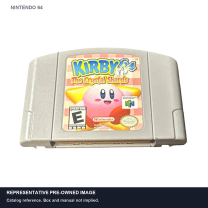 Representative pre-owned Kirby 64: The Crystal Shards (Nintendo 64), white product reference.