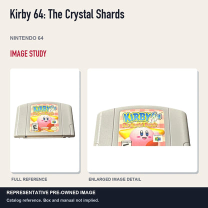 Representative pre-owned Kirby 64: The Crystal Shards (Nintendo 64), full image and detail.