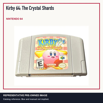 Representative pre-owned Kirby 64: The Crystal Shards (Nintendo 64), minimal product layout.