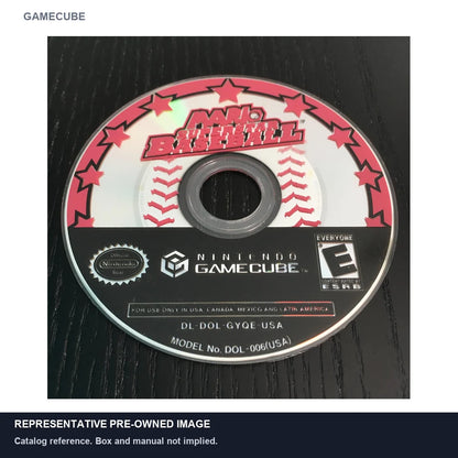 Representative pre-owned Mario Superstar Baseball (GameCube), white product reference.