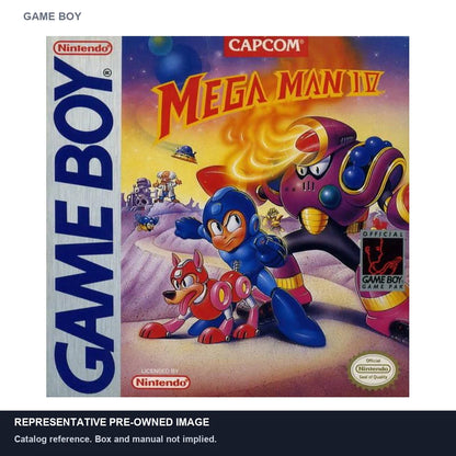 Representative pre-owned Mega Man 4 (Game Boy), white product reference.