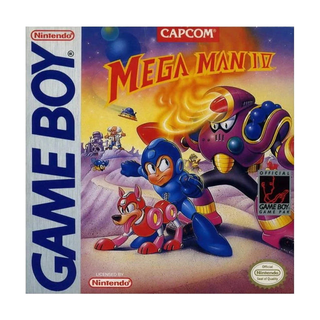 Representative pre-owned Mega Man 4 (Game Boy), white product reference.
