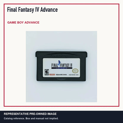 Representative pre-owned Final Fantasy IV Advance (Game Boy Advance), minimal product layout.