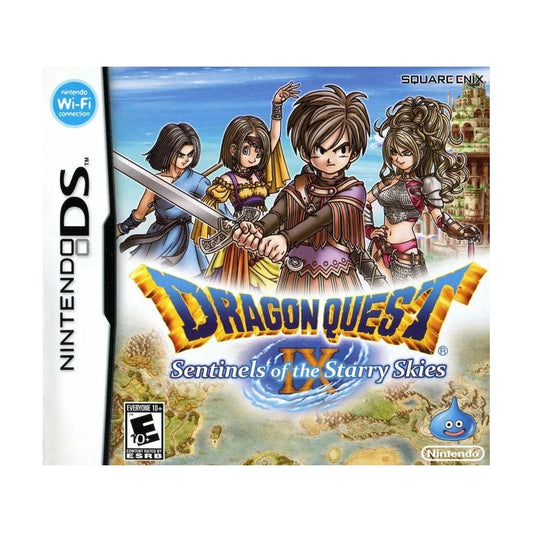 Representative pre-owned Dragon Quest IX: Sentinels of the Starry Skies (Nintendo DS), white product reference.