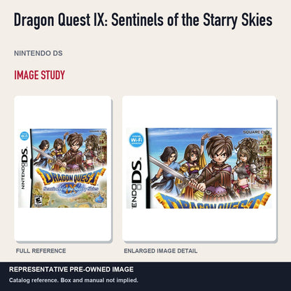 Representative pre-owned Dragon Quest IX: Sentinels of the Starry Skies (Nintendo DS), full image and detail.