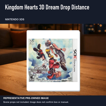 Representative pre-owned Kingdom Hearts 3D Dream Drop Distance (Nintendo 3DS), product image in a styled room scene.