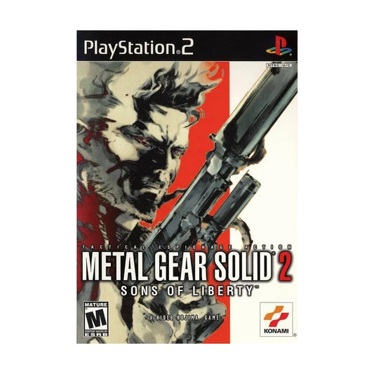Representative pre-owned Metal Gear Solid 2 (PlayStation 2), white product reference.