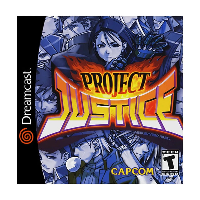Representative pre-owned Project Justice (Sega Dreamcast), white product reference.
