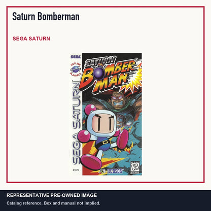 Representative pre-owned Saturn Bomberman (Sega Saturn), minimal product layout.