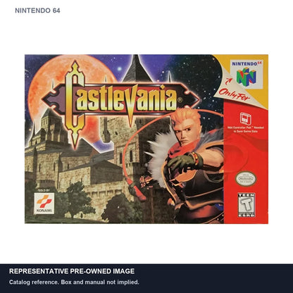 Representative pre-owned Castlevania (Nintendo 64), white product reference.