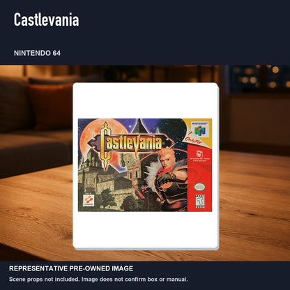 Representative pre-owned Castlevania (Nintendo 64), product image in a styled room scene.