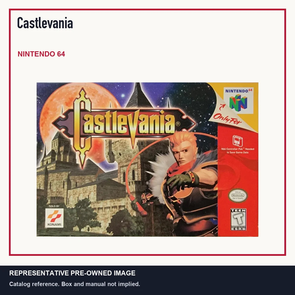 Representative pre-owned Castlevania (Nintendo 64), minimal product layout.