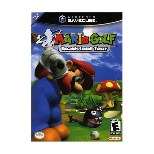 Representative pre-owned Mario Golf Toadstool Tour (GameCube), white product reference.