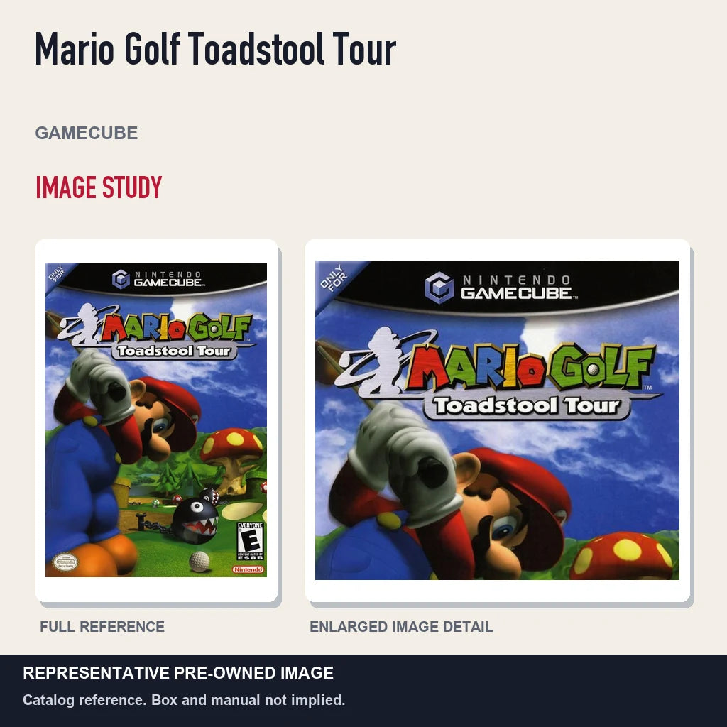 Representative pre-owned Mario Golf Toadstool Tour (GameCube), full image and detail.