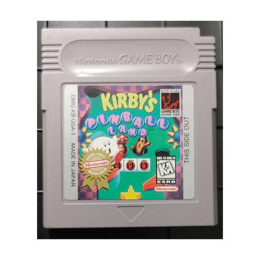 Representative pre-owned Kirby's Pinball Land (Game Boy), white product reference.