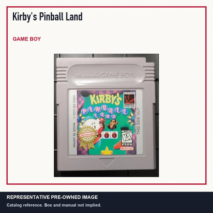 Representative pre-owned Kirby's Pinball Land (Game Boy), minimal product layout.