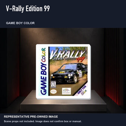 Representative pre-owned V-Rally Edition 99 (Game Boy Color), product image on a display panel.
