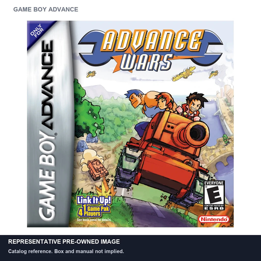 Representative pre-owned Advance Wars (Game Boy Advance), white product reference.