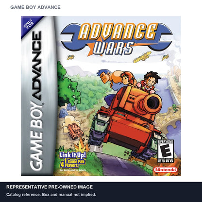 Representative pre-owned Advance Wars (Game Boy Advance), white product reference.