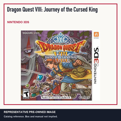Representative pre-owned Dragon Quest VIII: Journey of the Cursed King (Nintendo 3DS), minimal product layout.
