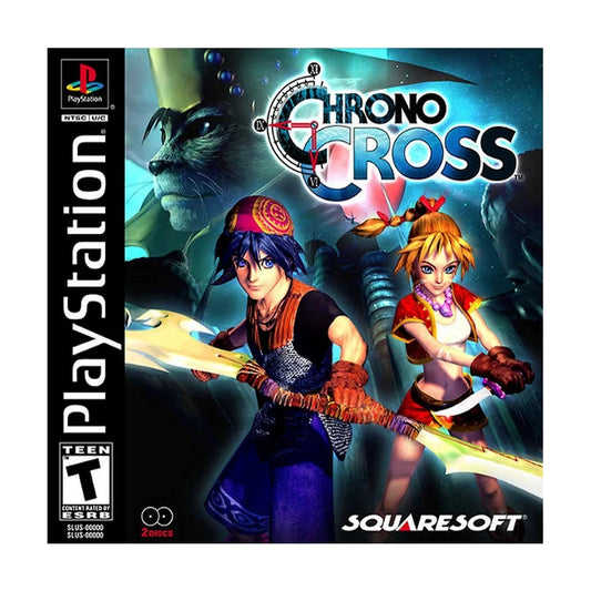 Representative pre-owned Chrono Cross (PlayStation 1), white product reference.