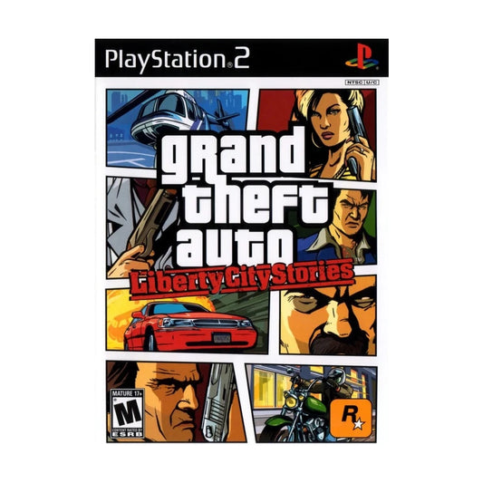 Representative pre-owned Grand Theft Auto Liberty City Stories (PlayStation 2), white product reference.