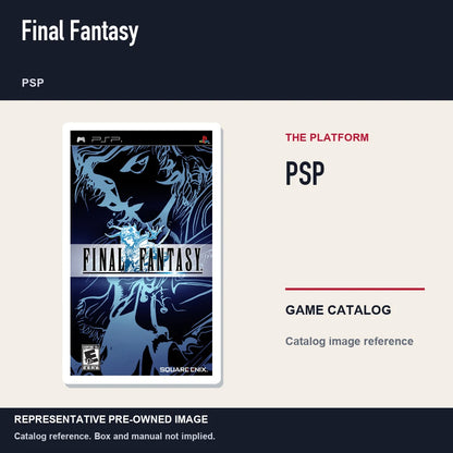 Representative pre-owned Final Fantasy (PSP), platform product layout.