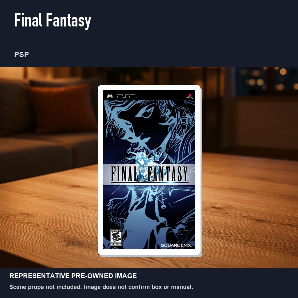 Representative pre-owned Final Fantasy (PSP), product image in a styled room scene.