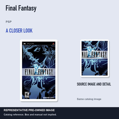 Representative pre-owned Final Fantasy (PSP), full image with detail inset.