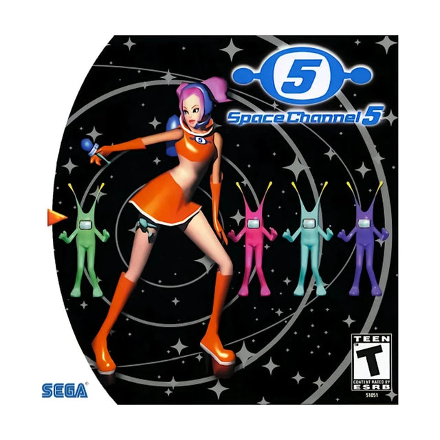 Representative pre-owned Space Channel 5 (Sega Dreamcast), white product reference.