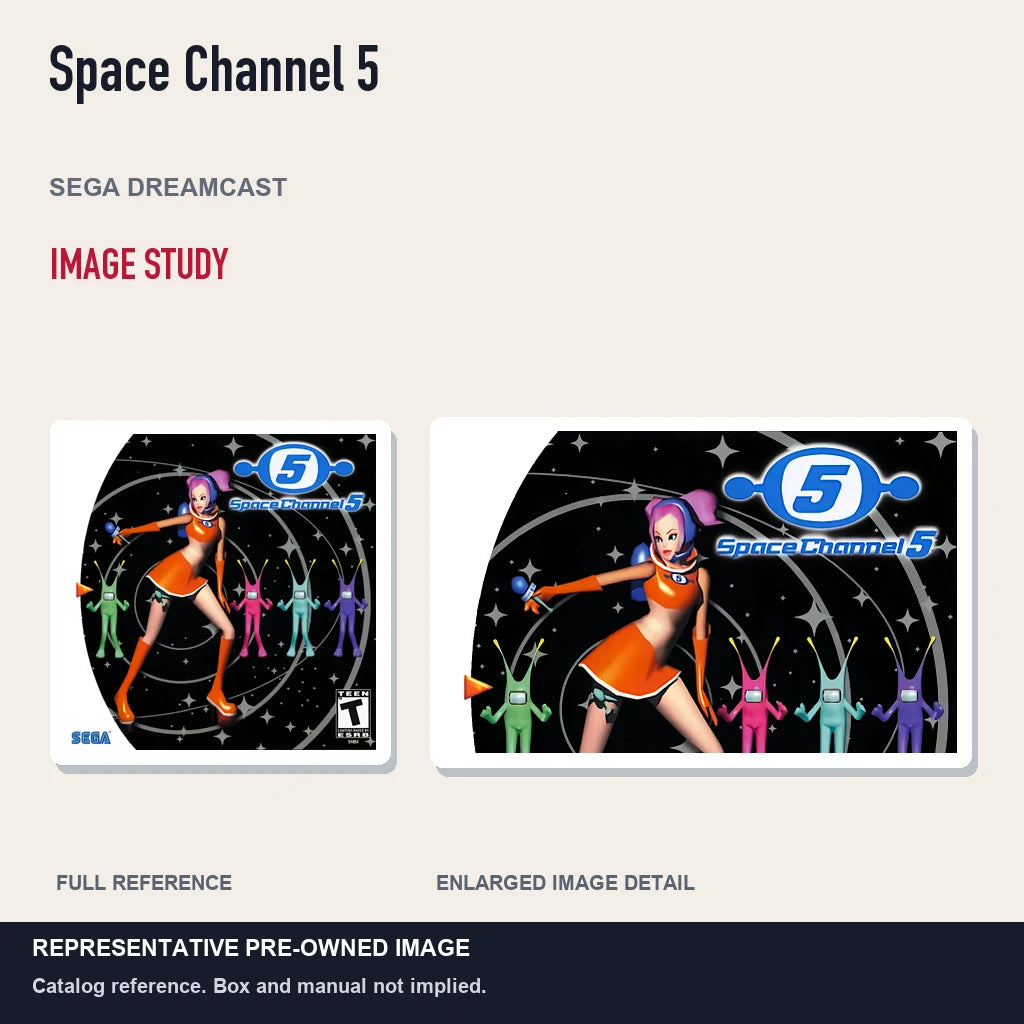 Representative pre-owned Space Channel 5 (Sega Dreamcast), full image and detail.
