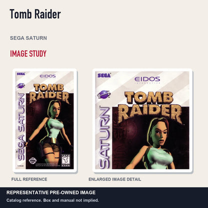 Representative pre-owned Tomb Raider (Sega Saturn), full image and detail.