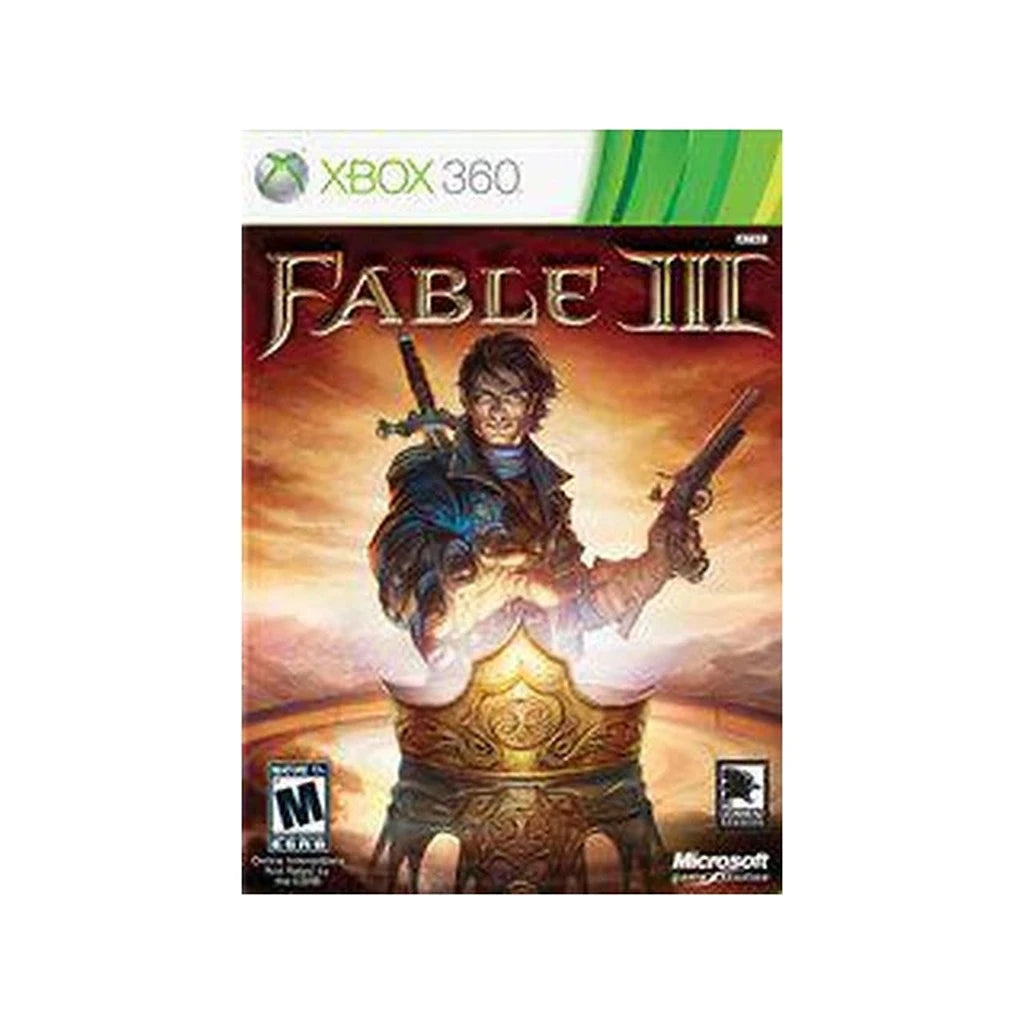 Representative pre-owned Fable III (Xbox 360), white product reference.