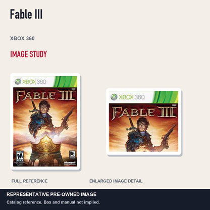 Representative pre-owned Fable III (Xbox 360), full image and detail.