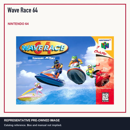 Representative pre-owned Wave Race 64 (Nintendo 64), minimal product layout.