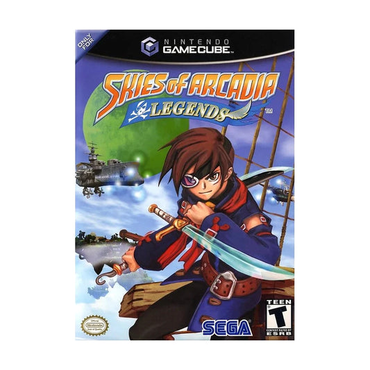 Representative pre-owned Skies of Arcadia Legends (GameCube), white product reference.