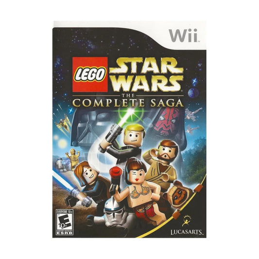 Representative pre-owned LEGO Star Wars Complete Saga (Wii), white product reference.
