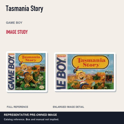 Representative pre-owned Tasmania Story (Game Boy), full image and detail.