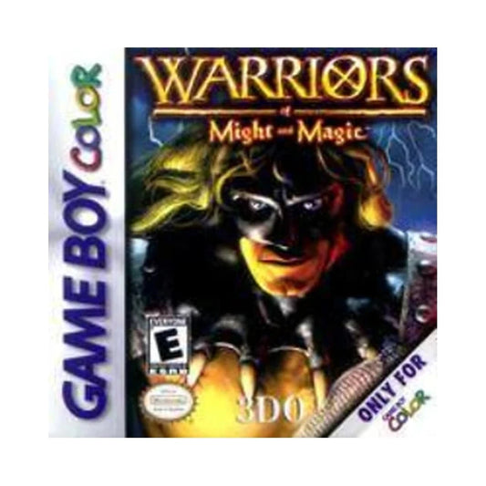 Representative pre-owned Warriors of Might and Magic (Game Boy Color), white product reference.