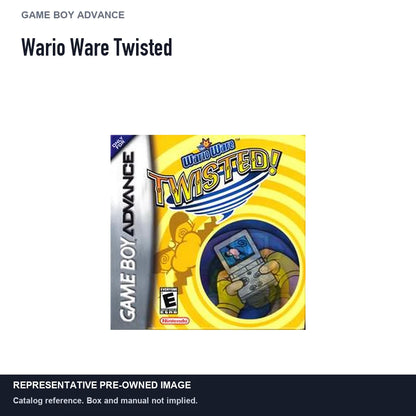 Representative pre-owned Wario Ware Twisted (Game Boy Advance), white product reference.
