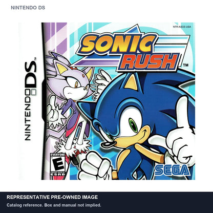Representative pre-owned Sonic Rush (Nintendo DS), white product reference.