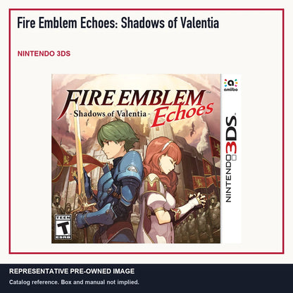 Representative pre-owned Fire Emblem Echoes: Shadows of Valentia (Nintendo 3DS), minimal product layout.