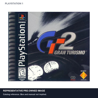 Representative pre-owned Gran Turismo 2 (PlayStation 1), white product reference.