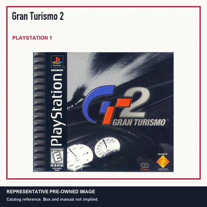 Representative pre-owned Gran Turismo 2 (PlayStation 1), minimal product layout.
