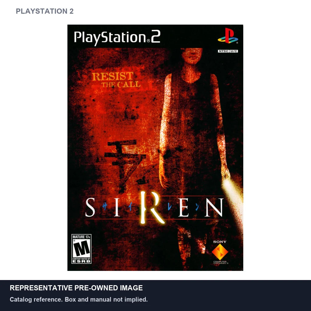 Representative pre-owned Siren (PlayStation 2), white product reference.