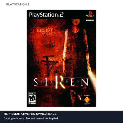 Representative pre-owned Siren (PlayStation 2), white product reference.