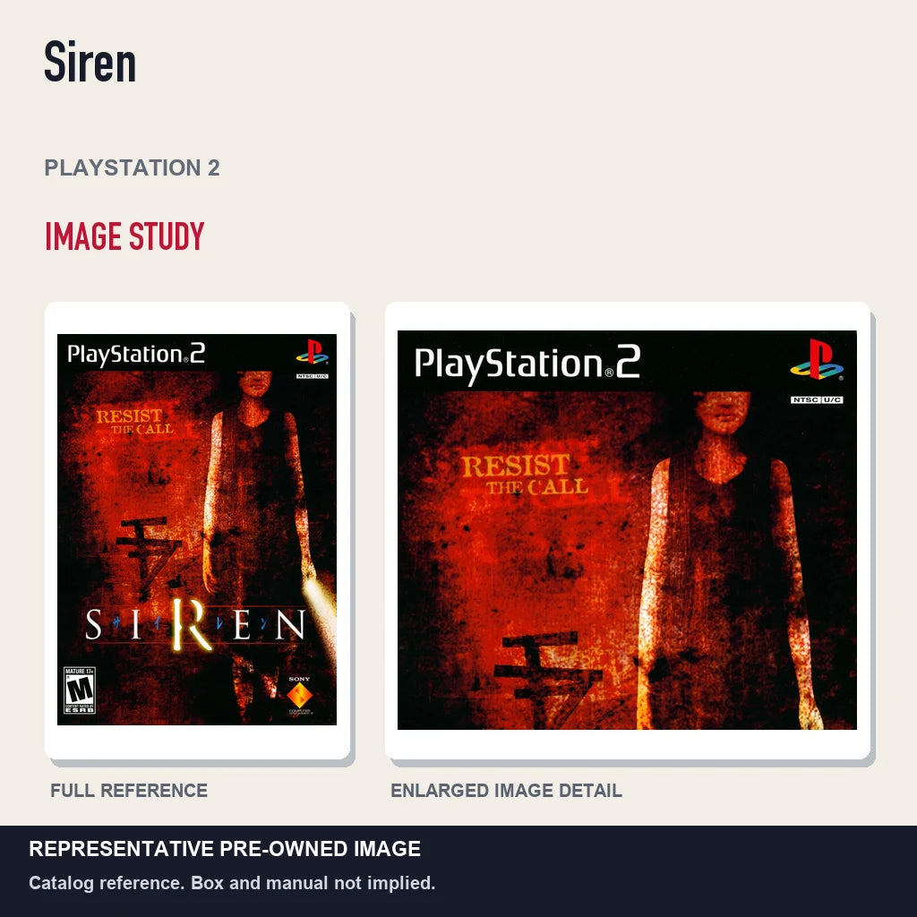 Representative pre-owned Siren (PlayStation 2), full image and detail.